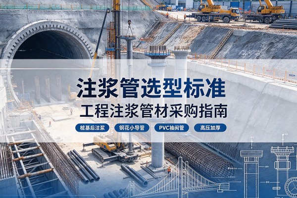 安庆注浆管选型标准