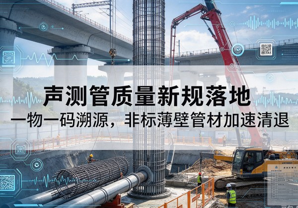 安庆声测管质量新规落地，一物一码溯源，非标薄壁管材加速清退